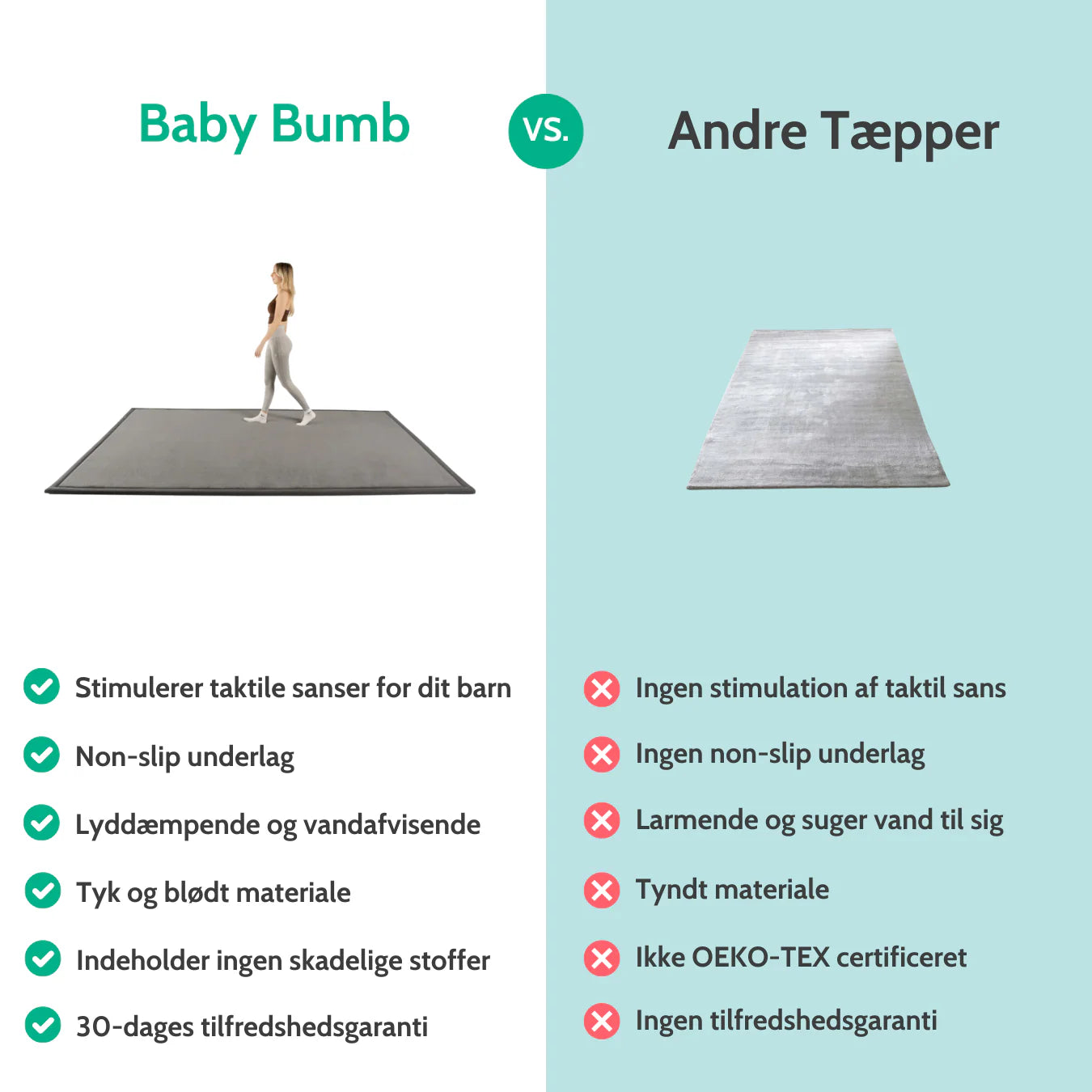 Lyxig BabyBumb™ Lekmatta för ultimat komfort